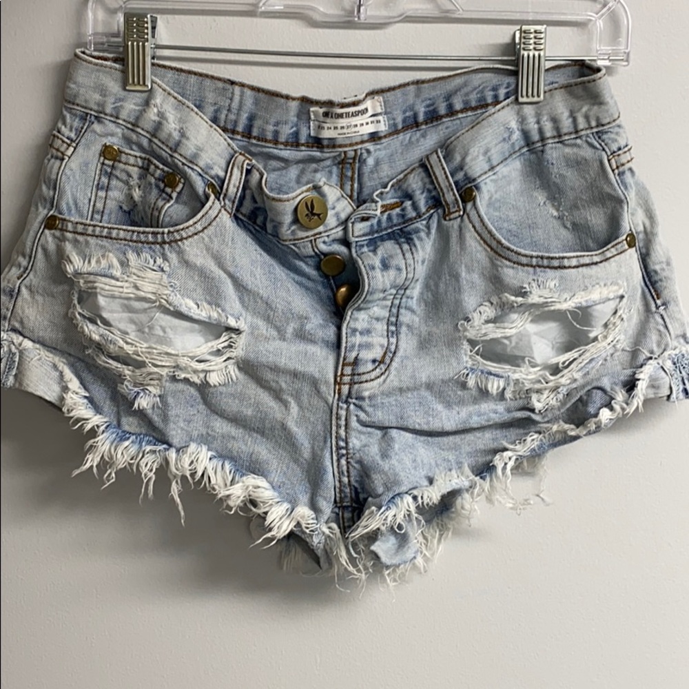 One Teaspoon Jean Shorts